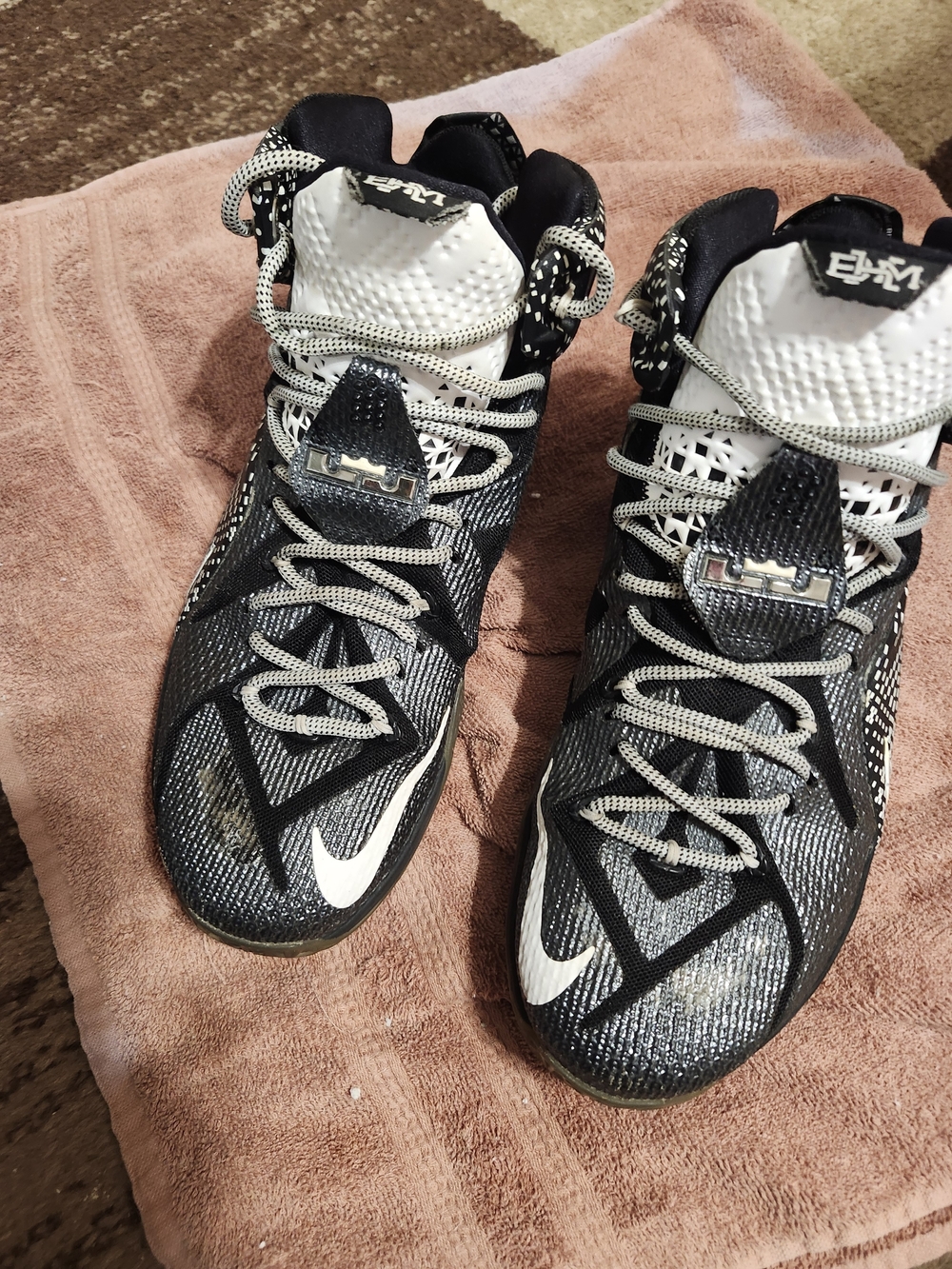 Nike LebrronXII Twelve BHM Black History Month Size 11 2015 718825-001